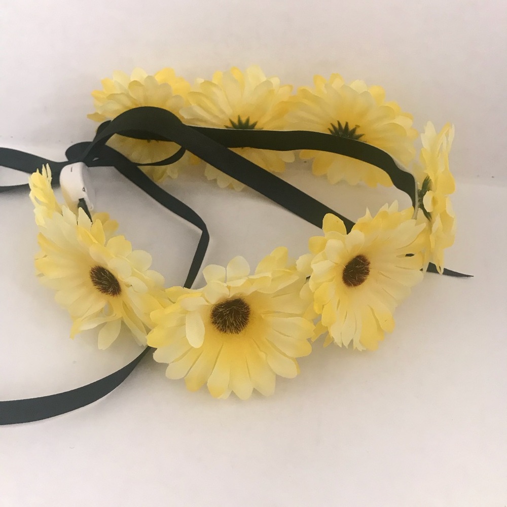 Daisy flower crown - lights up!